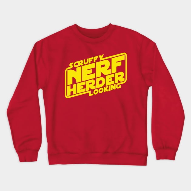 Scruffy Looking N*rf Herder (clean) Crewneck Sweatshirt by synaptyx